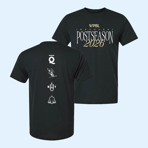 Women's Pro Baseball League Merch WPBL 2026 Postseason T-Shirt Black Gift For Baseball Fans