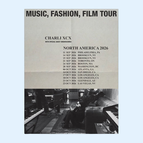Charli XCX Merch 2026 Music Fashion Film Tour Poster Wall Art Decor Gift For Music Lovers