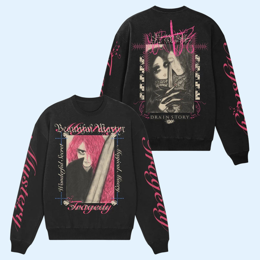 Bladee Merch 2026 Beautiful Martyr Crewneck Male Sweatshirt Present Ideas For Music Lovers