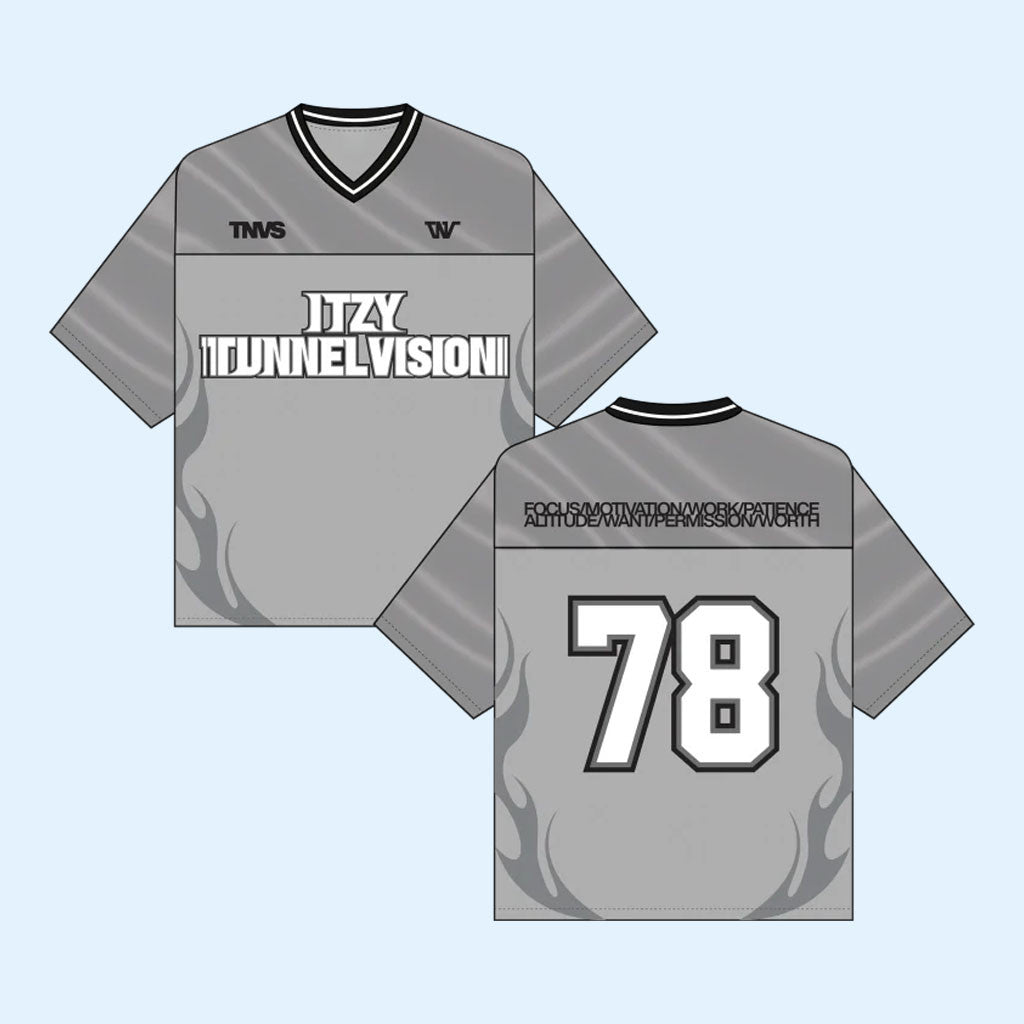 Itzy Merch 2026 Tunnel Vision Jersey No 78 Jersey Itzy Tour Merch Gifts For Kpop Lovers
