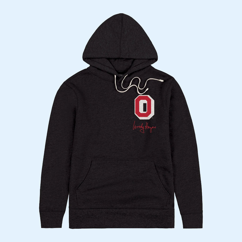Ohio State Football Merch 2026 Ohio State Buckeyes Woody Hayes 75th Anniversary Hoodie Fan Gift