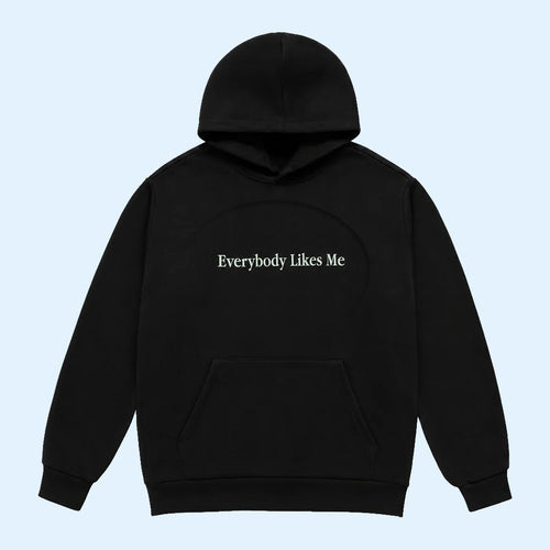 Any Austin Merch 2026 Everybody Likes Me Hoodie Black Present For Besties