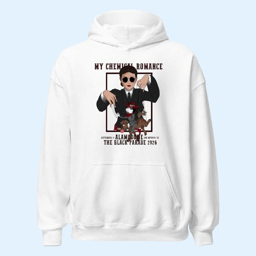 My Chemical Romance Merch MCR The Black Parade 2026 Hoodie Sept 12 At Alamodome In SA TX Hoodie