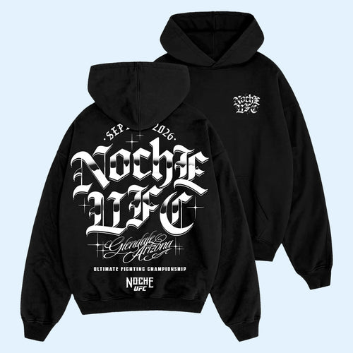 Noche UFC Merch 2026 Black Noche UFC Brillante Hoodie Best Gifts For MMA Fans