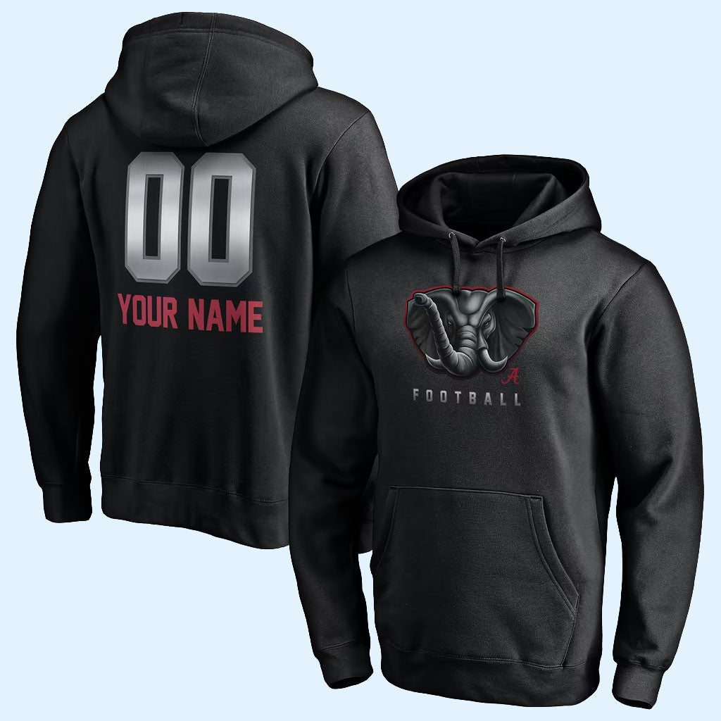 Custom Alabama Crimson Tide Merch 2026 Alabama Crimson Tide Football Midnight Mascot Hoodie