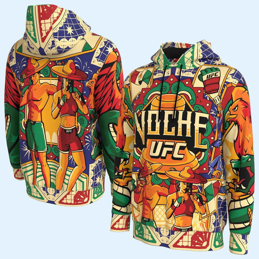 Noche UFC Merch 2026 ProSphere Noche UFC Hoodie Mexican Independence Day Apparel Gifts Ideas