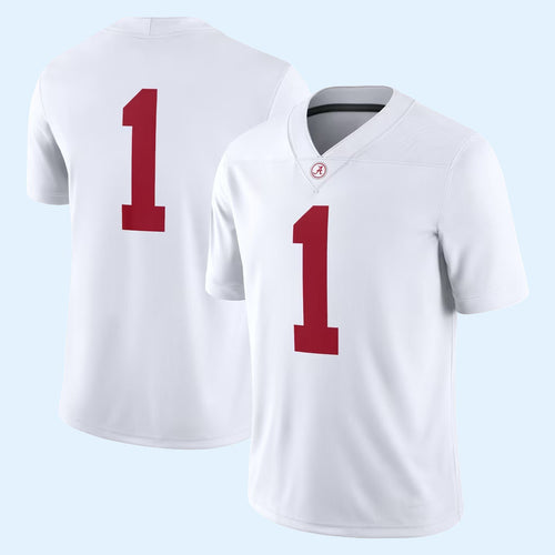Alabama Crimson Tide Merch 2026 #1 Alabama Crimson Tide Game Jersey Game Day Apparel White