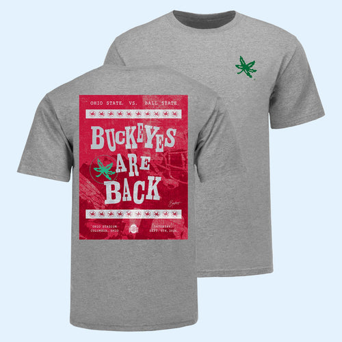 Ohio State Football Merch 2026 Ohio State Buckeyes Vs Ball State 2026 Program T-Shirt Fan Gifts