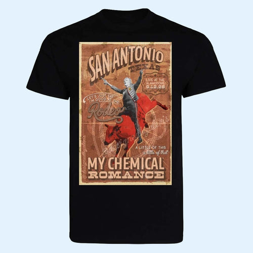 My Chemical Romance Merch MCR The Black Parade 2026 San Antonio Texas Alamodome Sept 12 T-Shirt
