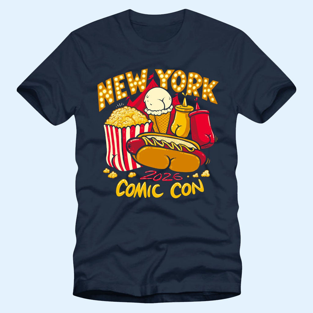 New York Comic Con Merch 2026 Butts On Things T-Shirt NYCC Merch Gift Ideas For Brothers