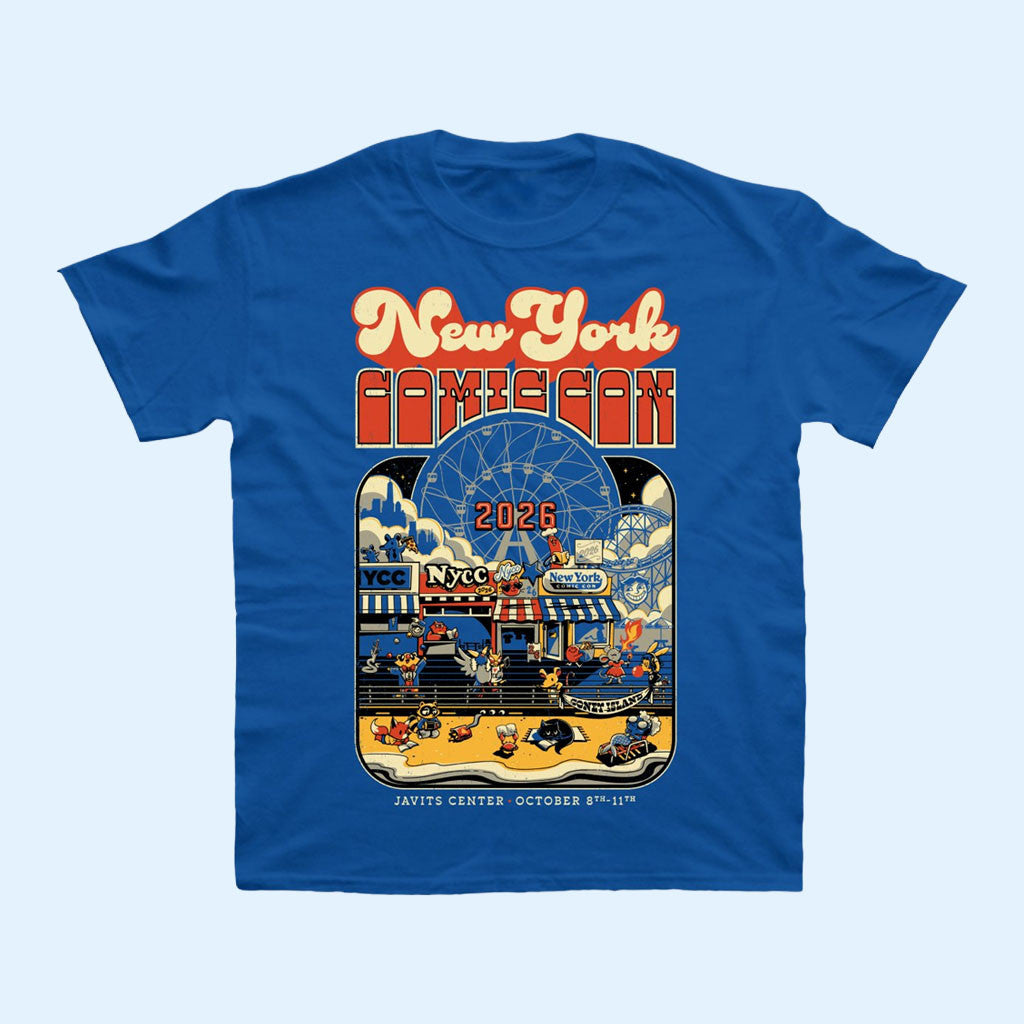 New York Comic Con Merch 2026 NYCC Coney Island Javits Center October 8 11 T-Shirt Fan Gifts