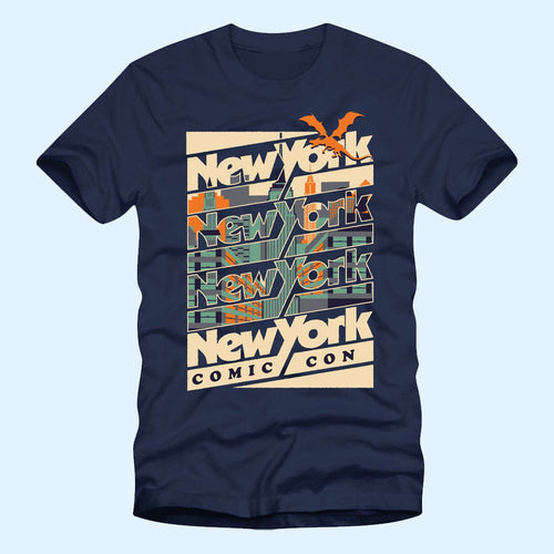 New York Comic Con Merch 2026 Skyline Repeater T-Shirt NYCC Shirt Gift For Brothers