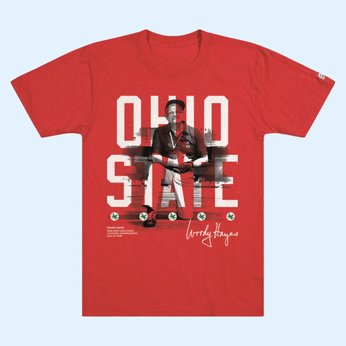 Ohio State Football Merch 2026 Ohio State Buckeyes Woody Hayes 75th Anniversary T-Shirt Gifts