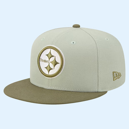 Pittsburgh Steelers Merch 2026 Pittsburgh Steelers New Era Color Pack Snapback Hat Embroidered