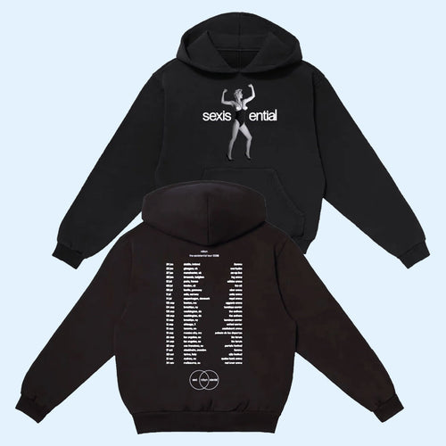 Robyn Merch 2026 Pose Black Hoodie Sexisential Hoodie Robyn Tour Merch Gift For Music Fans