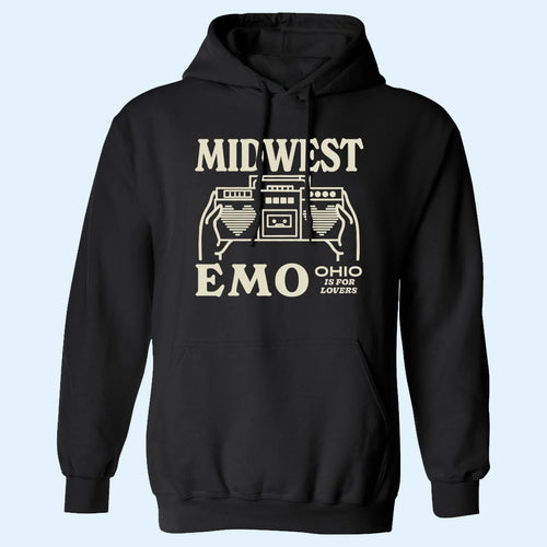 Hawthorne Heights Merch 2026 Ohio Is For Lovers Festival Midwest Emo Hoodie Black Fan Apparel
