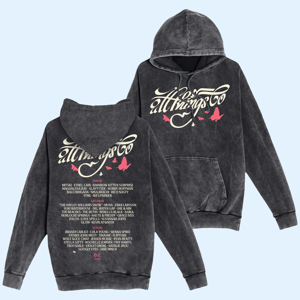 All Things Go Festival Merch 2026 DC Signature Lineup Hoodie Cool Gifts For Music Lovers