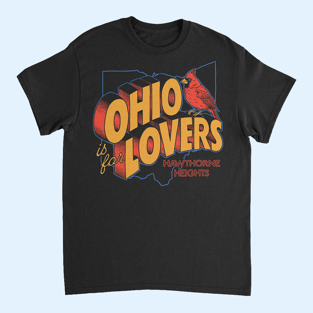 Hawthorne Heights Merch 2026 Ohio Is For Lovers Cardinal T-Shirt Gift For Band Fans
