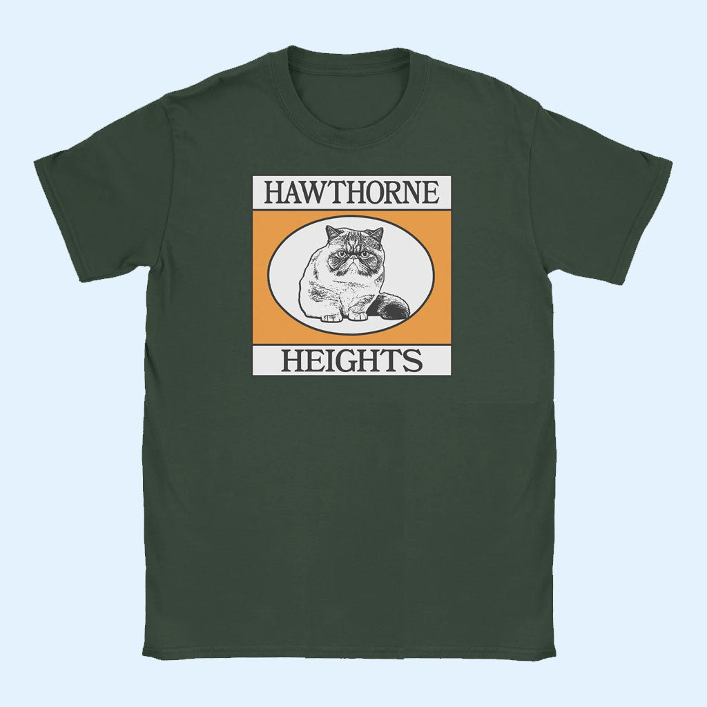 Hawthorne Heights Merch 2026 Victorious Kitty T-Shirt Hawthorne Heights Rock Band Shirt Gifts