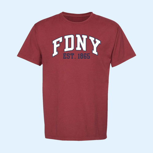 FDNY Merch 2026 College T-Shirt FDNY Shirt Best Gifts For Firefighter