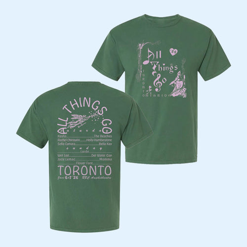 All Things Go Festival Merch 2026 Toronto Garden Angel Lineup T-Shirt Present For Music Lover
