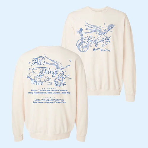 All Things Go Festival Merch 2026 Toronto Chariot Lineup Crewneck Sweatshirt Gift For Music Fan