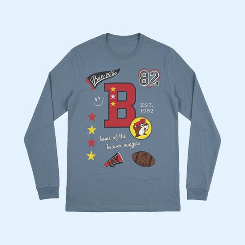 Buc Ee's Merch 2026 Buc Ee's Graffiti Long Sleeve Shirt Home Of The Beaver Nuggets Shirt Gifts