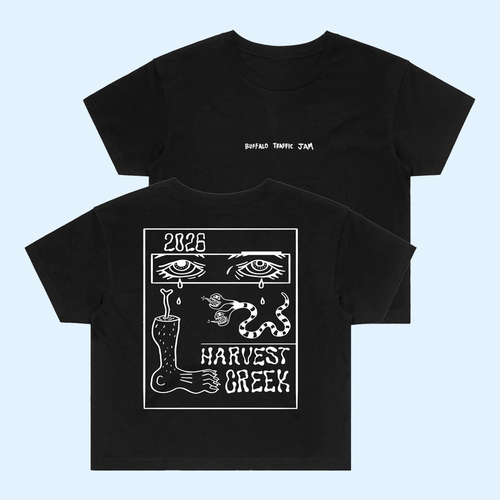 Buffalo Traffic Jam Merch 2026 Pictures of You Tour Crop Top Music Lover Gift For Women