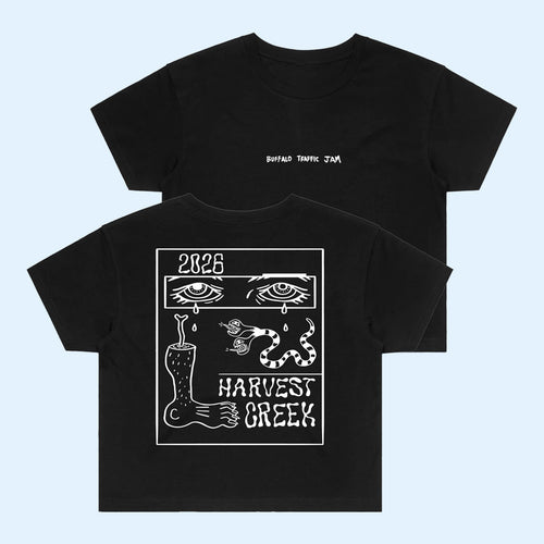 Buffalo Traffic Jam Merch 2026 Pictures of You Tour Crop Top Music Lover Gift For Women