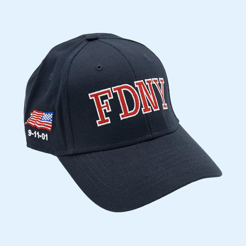 FDNY Merch 2026 FDNY 9 11 Flag Baseball Hat Embroidered Patriot Day Hat Fireman Gifts
