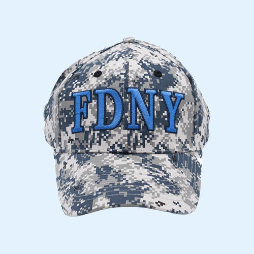 FDNY Merch 2026 FDNY Camo Hat Embroidered Firefighter Hat Gift For Fathers