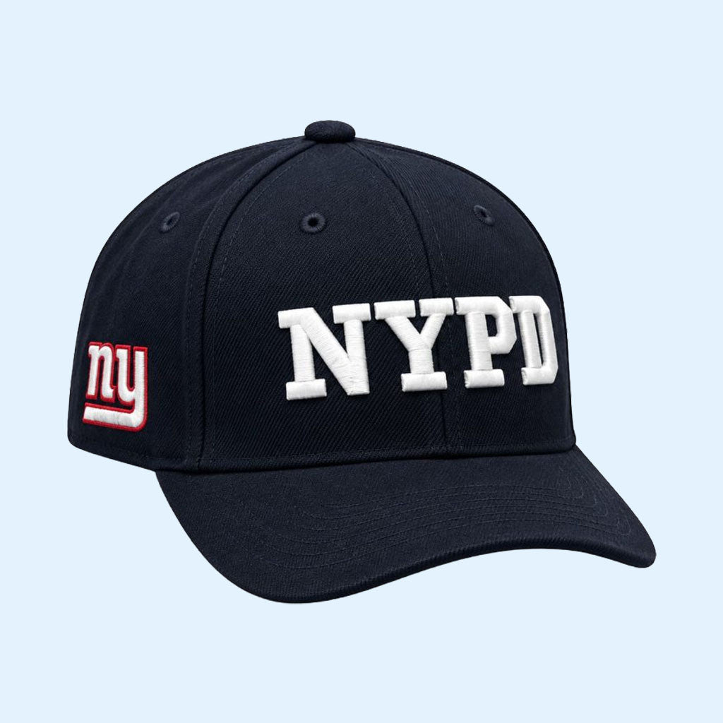 NYPD NY Giants Hat 9 11 Commemorative Hat Embroidered NYPD Merch Gift For Baseball Fans