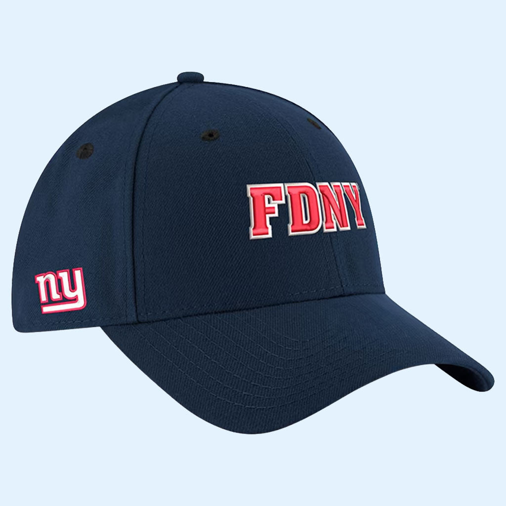 FDNY Merch New Era Navy MetLife X New York Giants First Responders FDNY Hat Embroidered