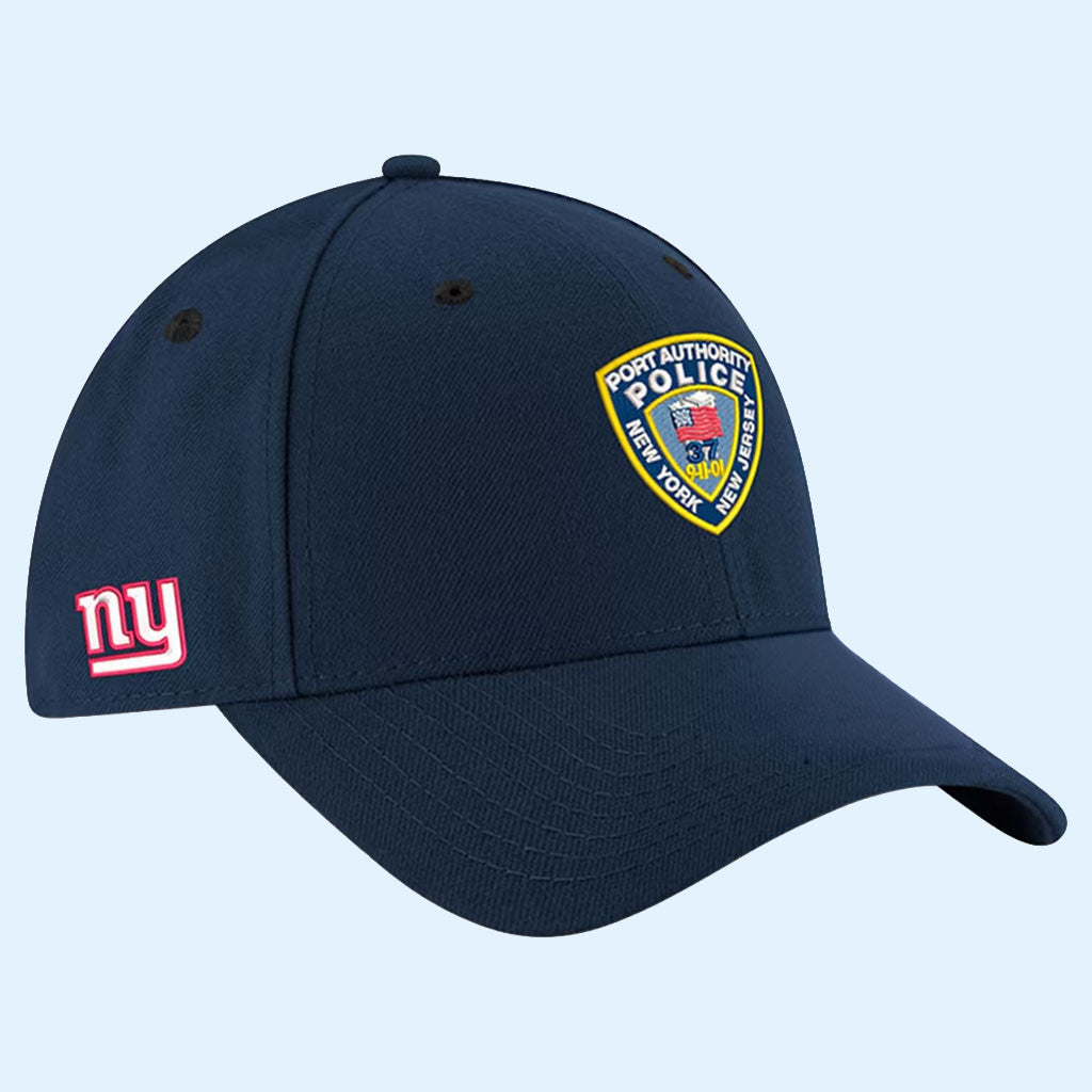 PAPD Merch New Era Navy MetLife X New York Giants First Responders PAPD Hat Police Dad Gifts