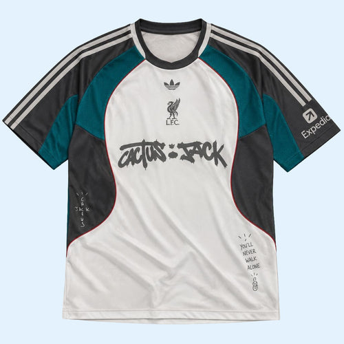 Cactus Jack X Liverpool FC Merch 2026 LFC Teamgeist Retro Jersey Shirt Gift For Soccer Lovers