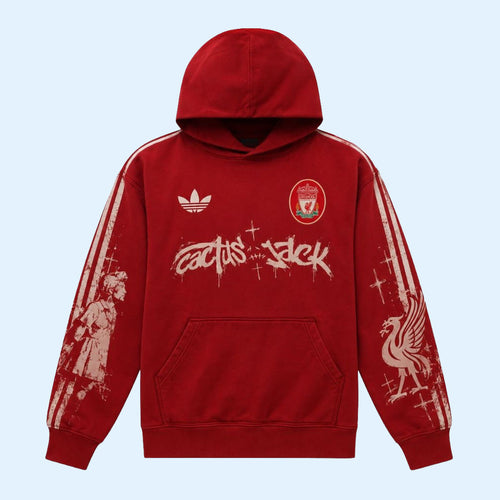 Cactus Jack X Liverpool FC Merch 2026 Cactus Jack Hoodie Travis Scott Merch Gifts For Fans