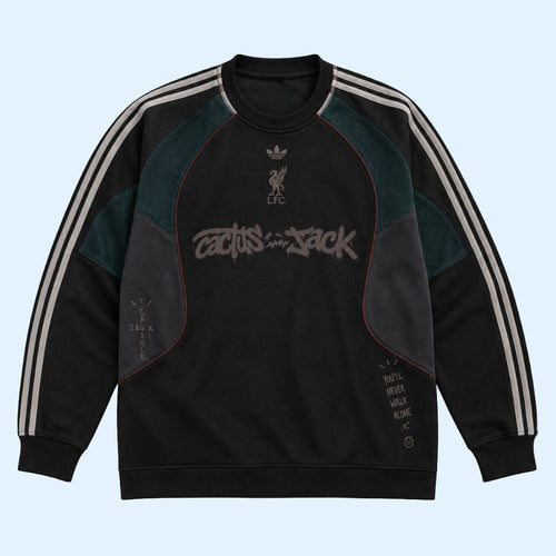 Cactus Jack X Liverpool FC Merch 2026 LFC Retro Sweatshirt Soccer Gear Gifts For Brothers