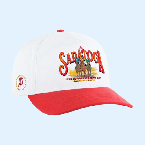 Saratoga X Barstool Sports Two Tone Horses Hat 2026 Racing Season Cap Gift For Horse Racing Fan