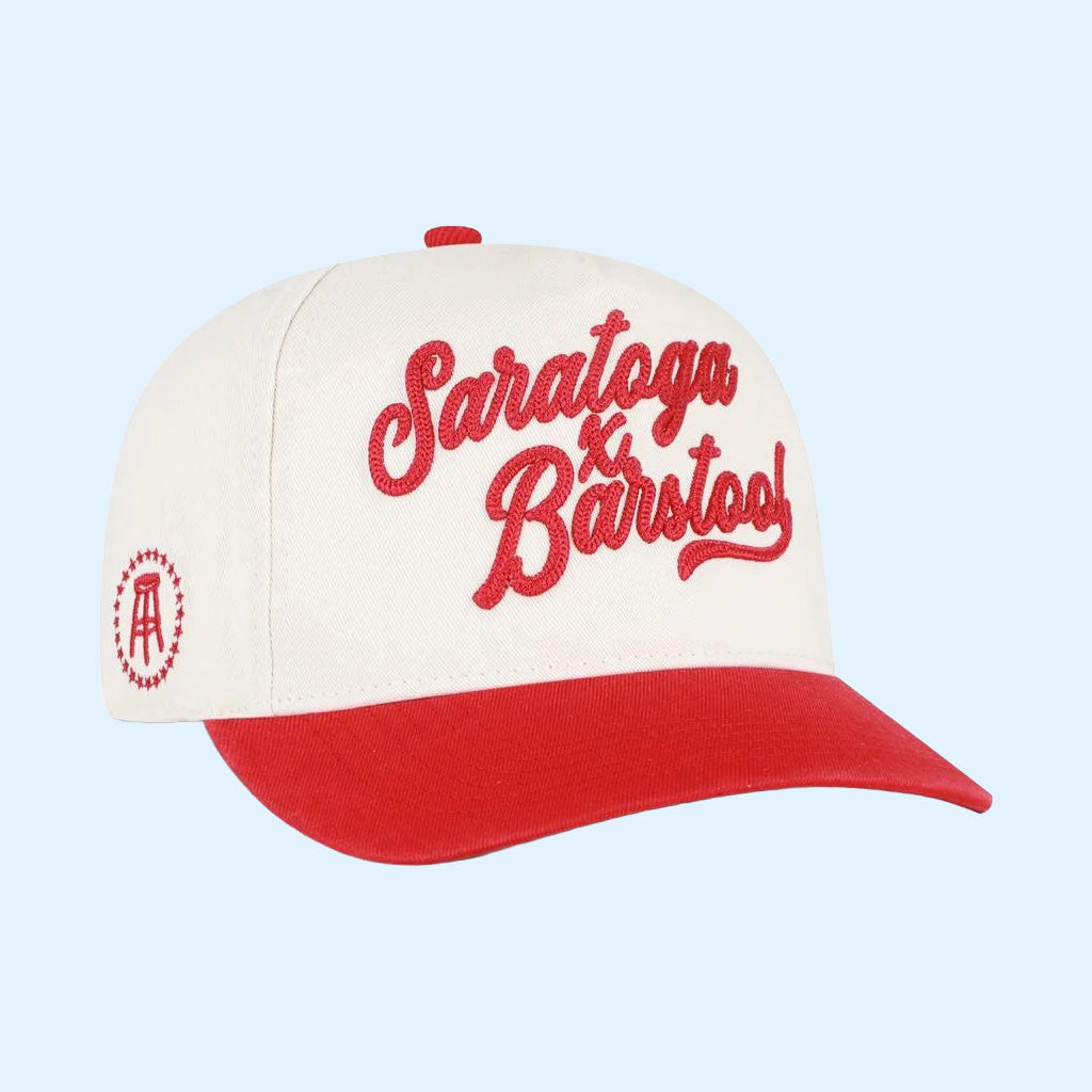 Saratoga X Barstool Sports Merch Two-Tone Saratoga Barstool Hat Gifts For Horse Racing Fans