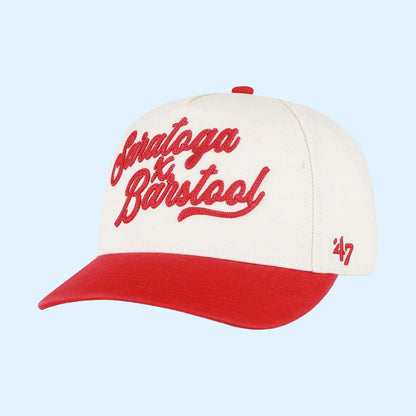 Saratoga X Barstool Sports Merch Two-Tone Saratoga Barstool Hat Gifts For Horse Racing Fans