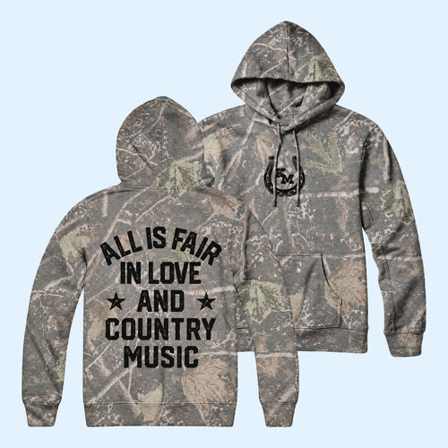 Kylie Morgan Merch 2026 All Is Fair In Love And Country Music Camo Hoodie Gift For Music Lovers