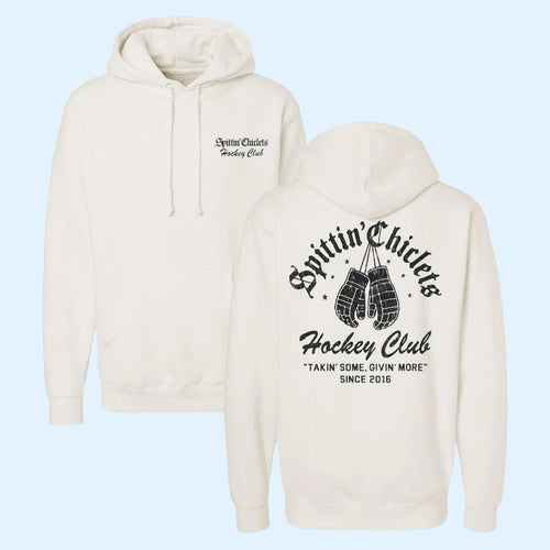 Spittin Chiclets Hockey Club Gloves Hoodie Takin' Some Givin' More Hoodie Gift For Friends