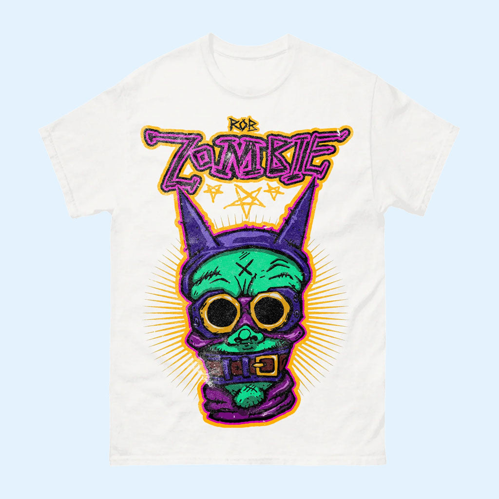 Rob Zombie Merch 2026 Bucklehead White T-Shirt Rob Zombie Shirt Gift For Music Fans