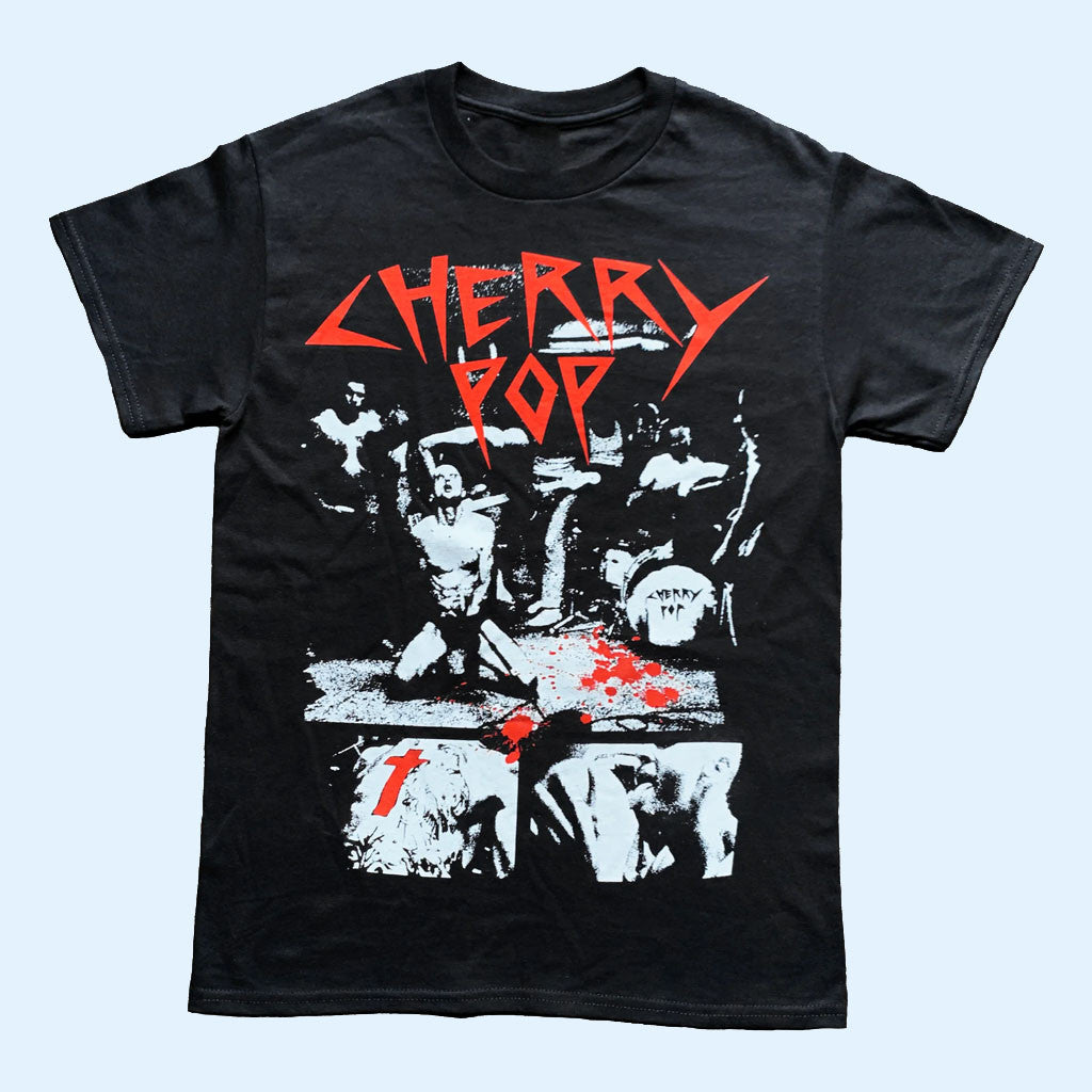 JMSN Merch 2026 Cherry Pop Black T-Shirt Best Gifts For Music Lovers