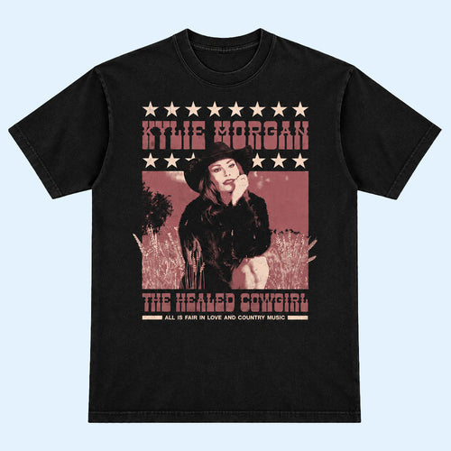Kylie Morgan Merch 2026 Kylie Morgan The Healed Cowgirl Face T-Shirt Gift For Country Fans