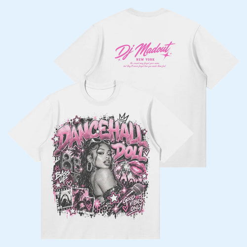 DJ Madout Merch 2026 Dancehall Doll T-Shirt Good Vibes Only Shirt Gifts For Music Lovers