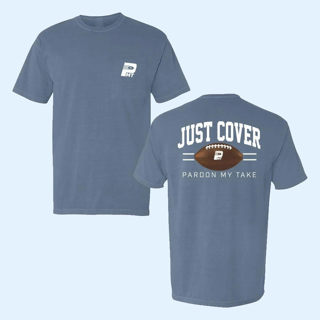 Just Cover Football T-Shirt Pardon My Take Game Day Shirt Gift For Football Lovers