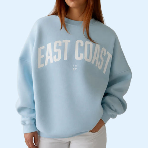 1987 Label Merch 2026 East Coast Crew Sweatshirt Gift Ideas For Besties