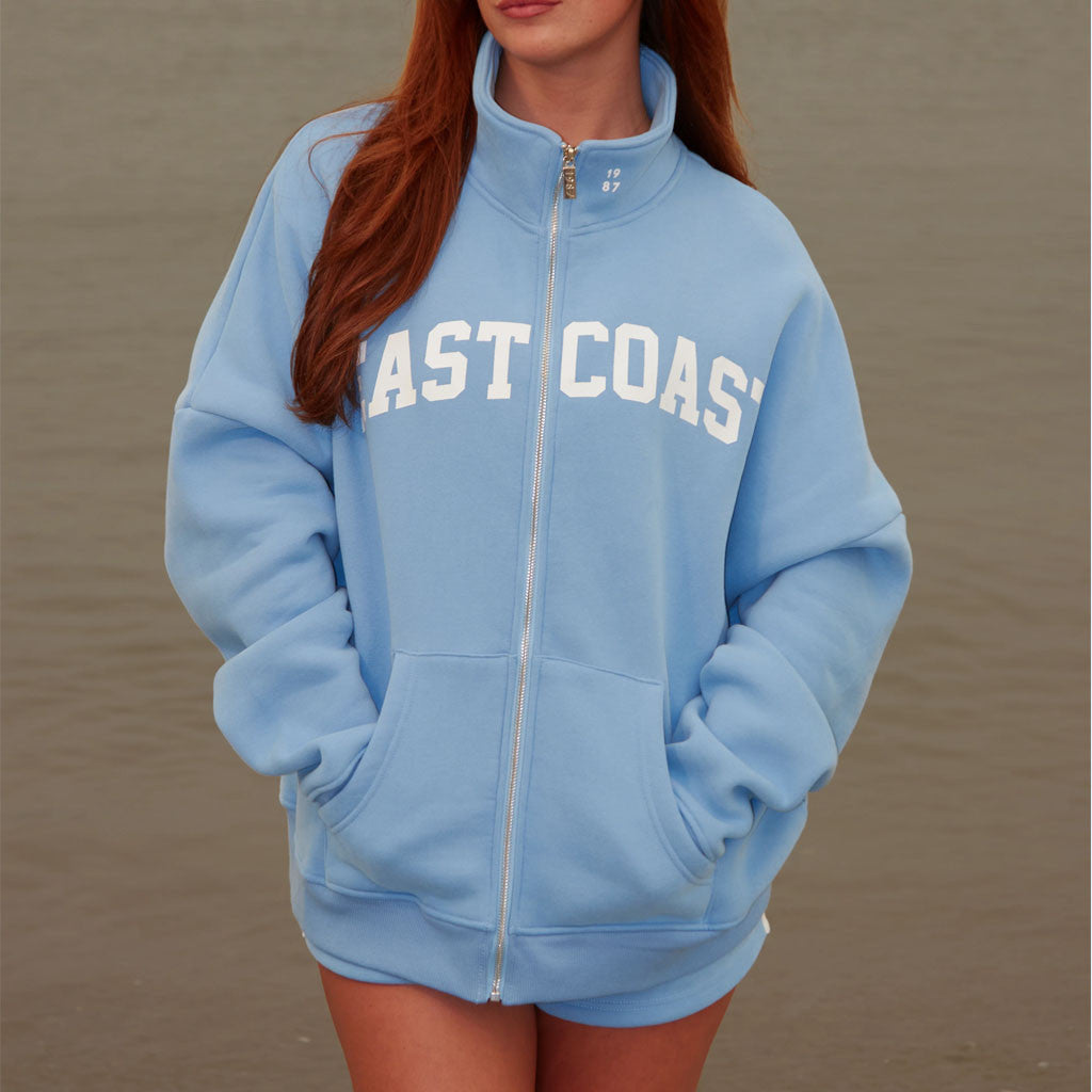 1987 Label Merch 2026 East Coast Zip Jacket Unique Gifts For Friends