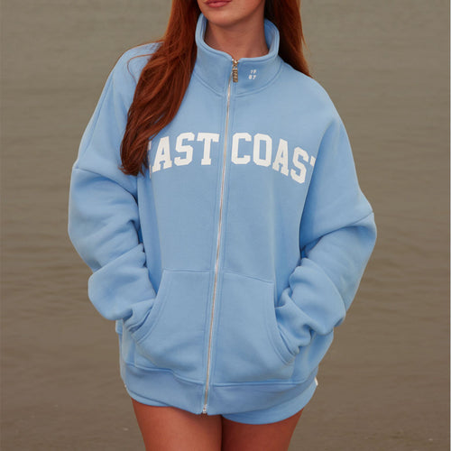 1987 Label Merch 2026 East Coast Zip Jacket Unique Gifts For Friends